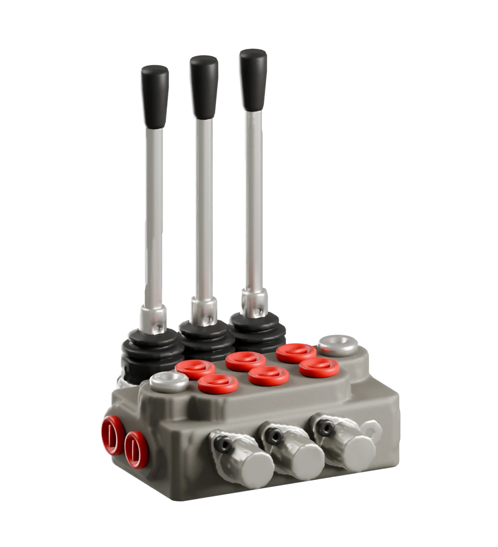 KM50 three-spool directional valve